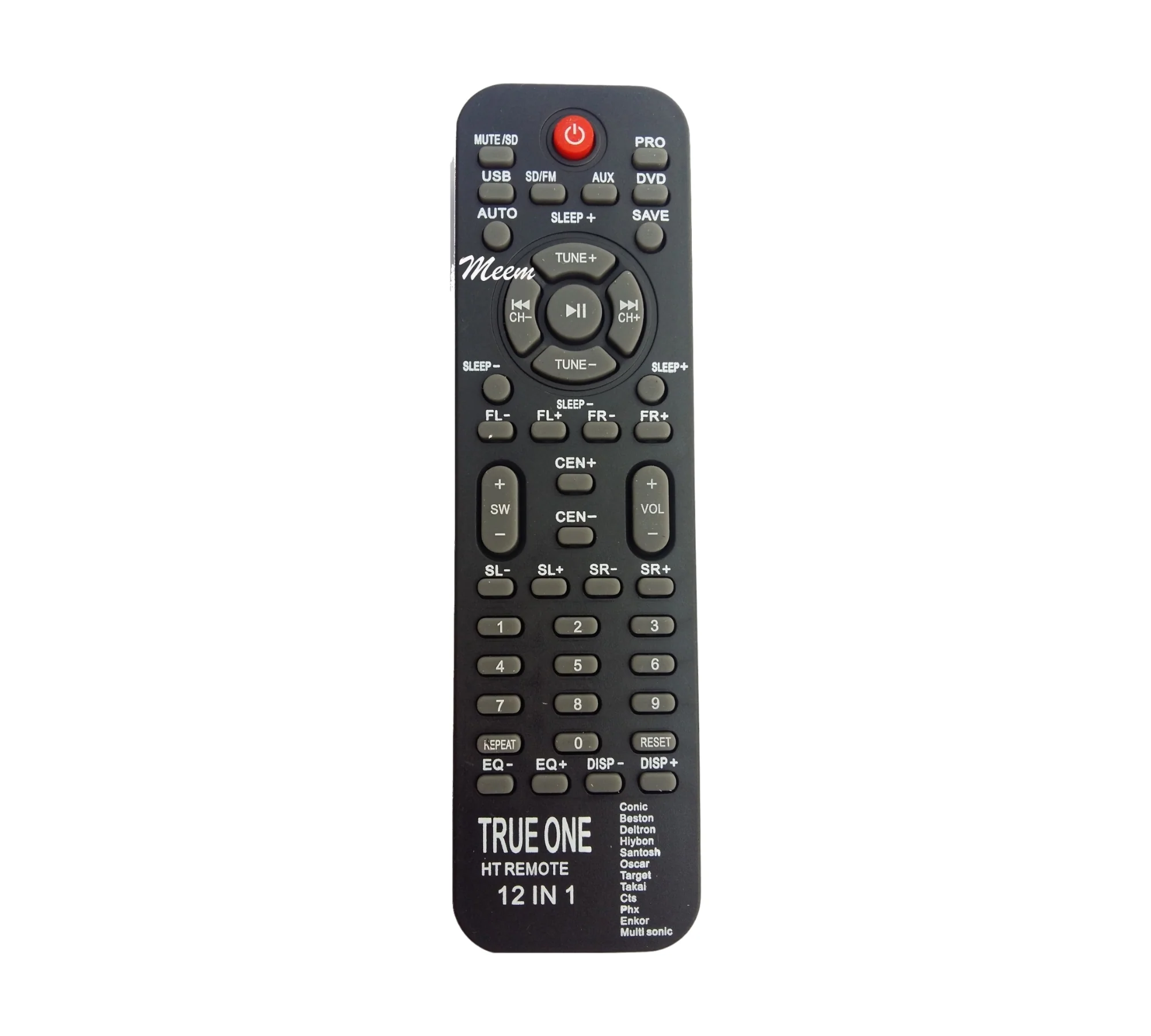 12-in-1 Home Theater Remote Control (HM05) | Compatible with Phx, Enkor, Multisonic – Multi-Device Replacement Remote"# - Image 2