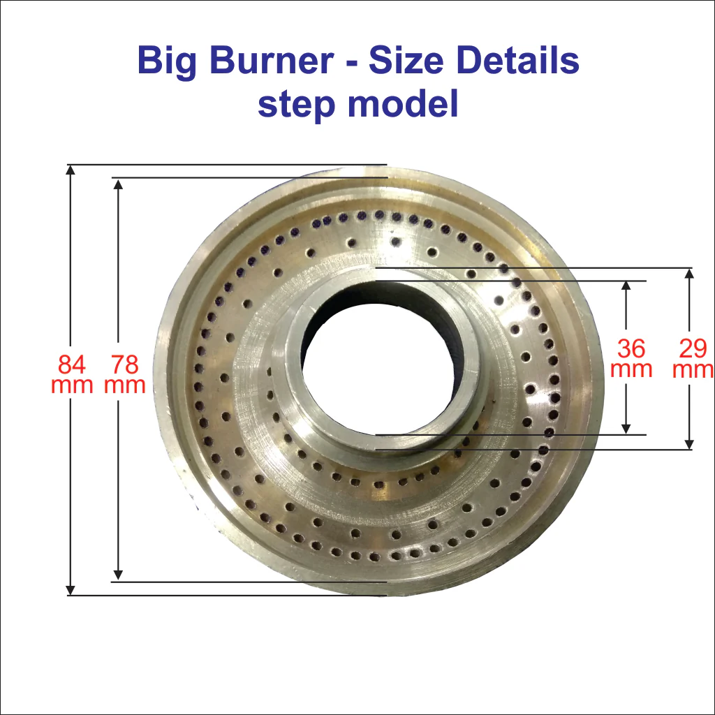 2 nos gas stove burner (Medium & Big) for glass top  Gas stove - Image 3