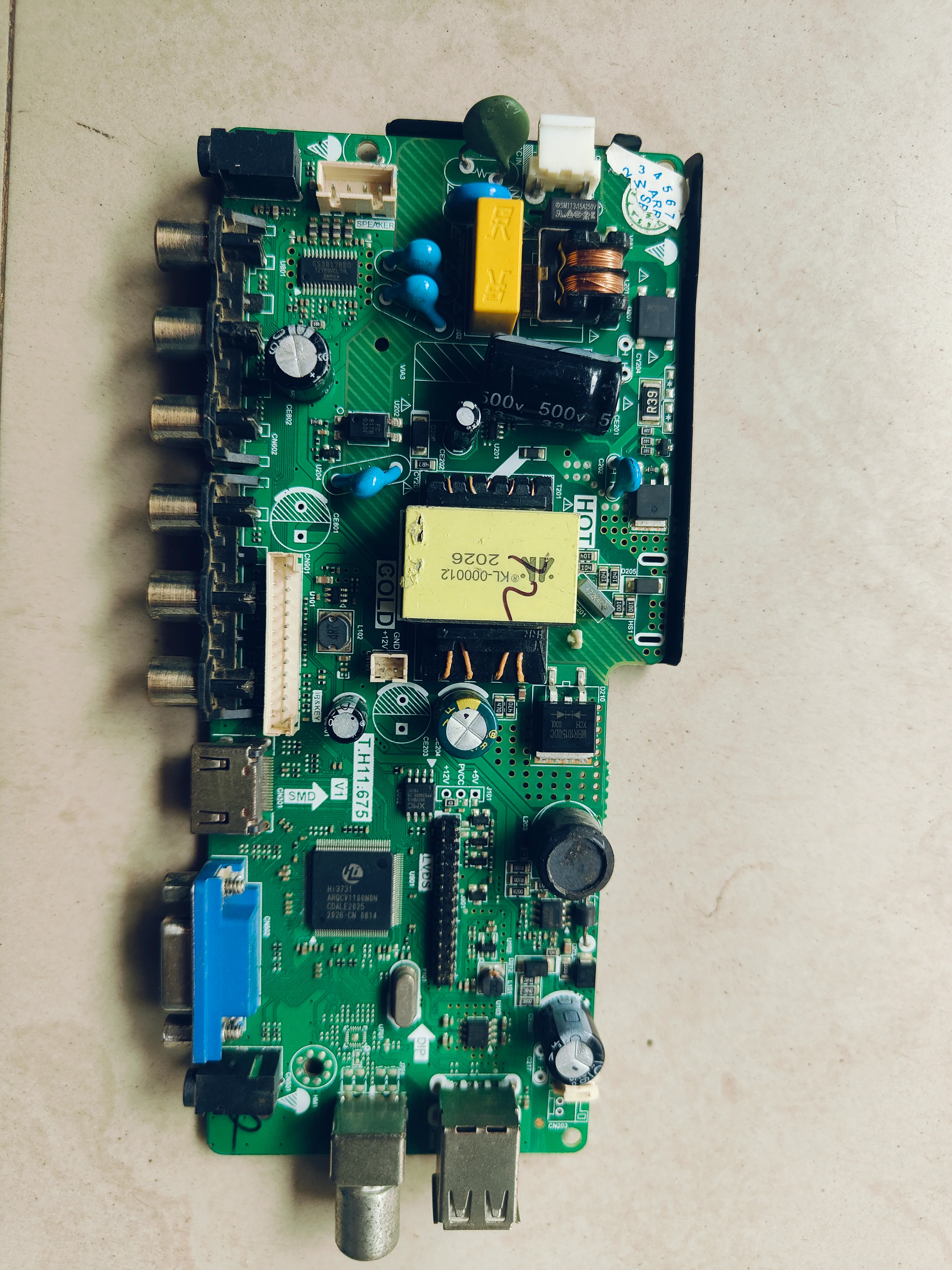 24-Inch LED/LCD TV Combo Motherboard T.H11.675 – Universal Fit for All Brands# - Image 2
