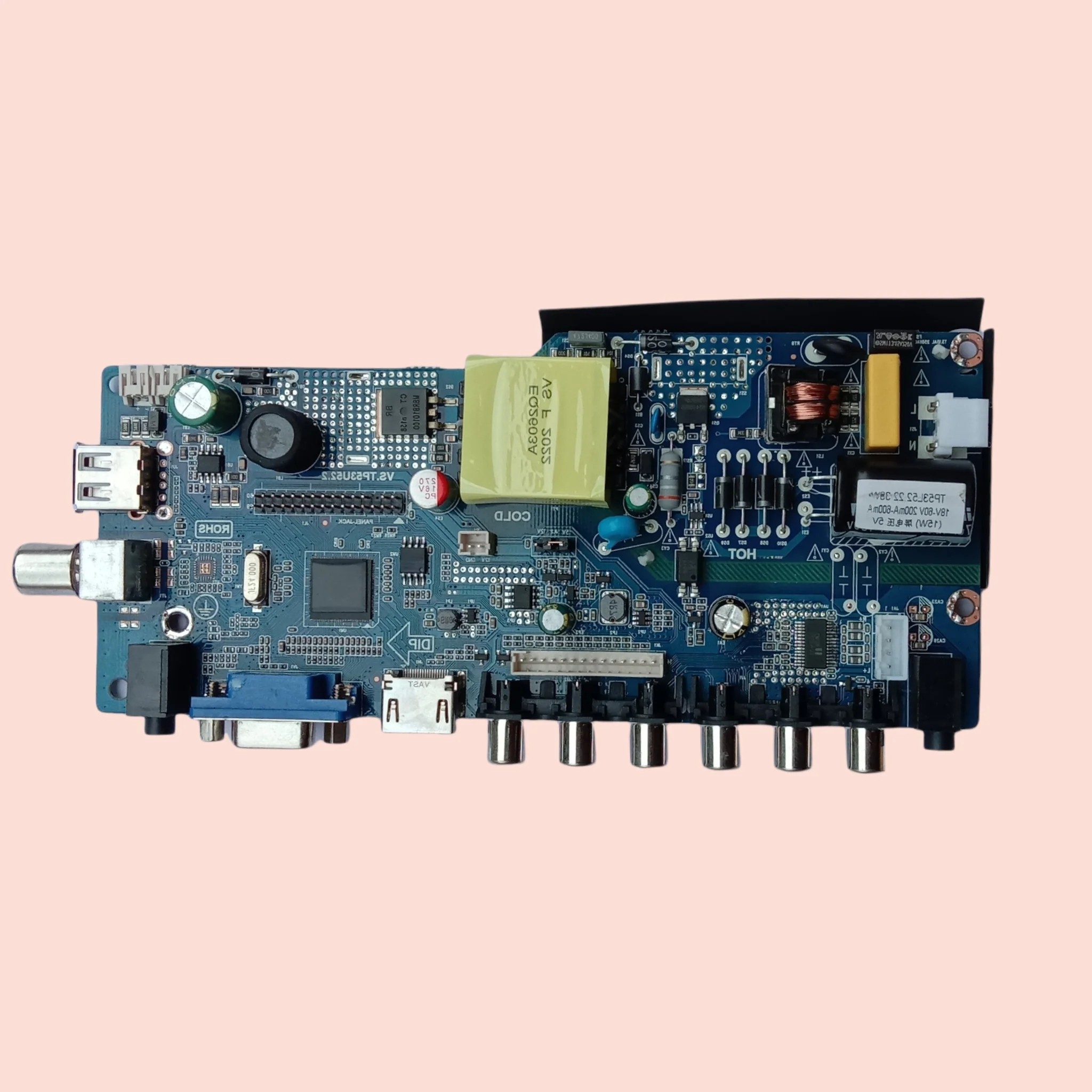 TV Combo Board with Remote Compatible with All Brands Model VS.TP53U.52.2 24-Inch LED/LCD# - Image 3