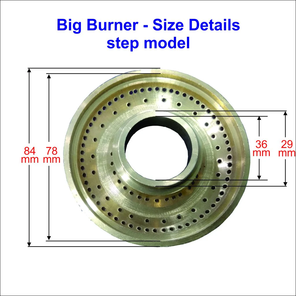 3 nos gas stove burner for glass top  prestige stove SMB - Image 4