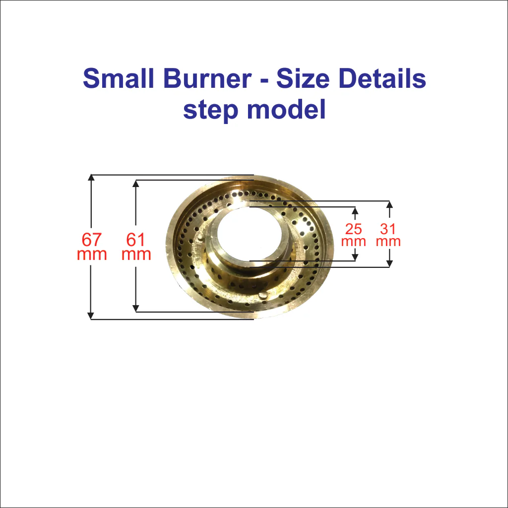 3 nos gas stove burner for glass top  Wondercheff stove SMB - Image 4