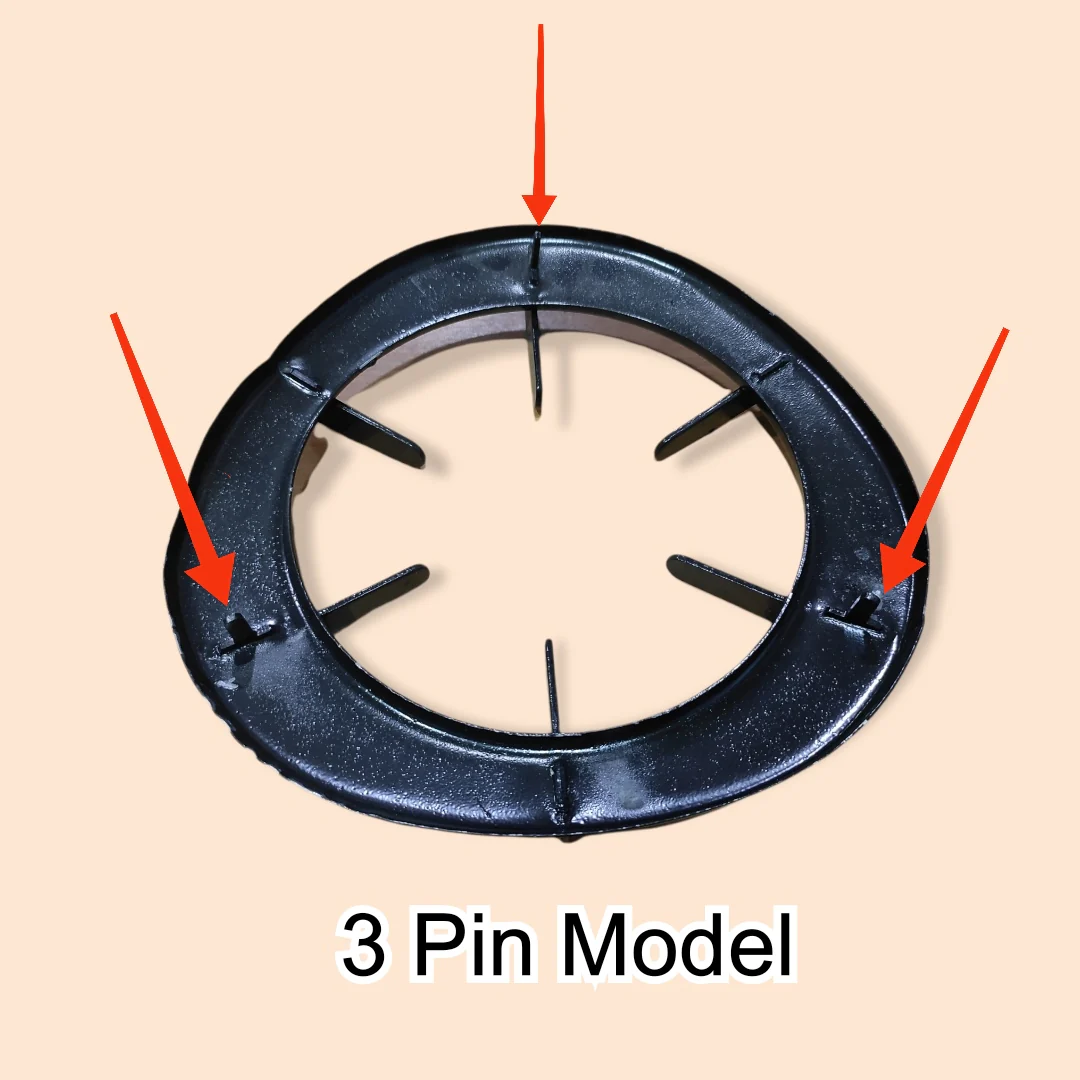 3 Nos Gas Stove Triangle Type Top Stand suitable for all type of Gas Stove - Image 3