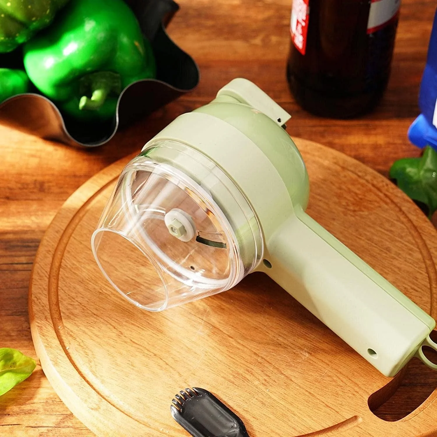 Faritha 4 in 1 Portable Rechargeable Electric Vegetable Cutter Set - Image 3