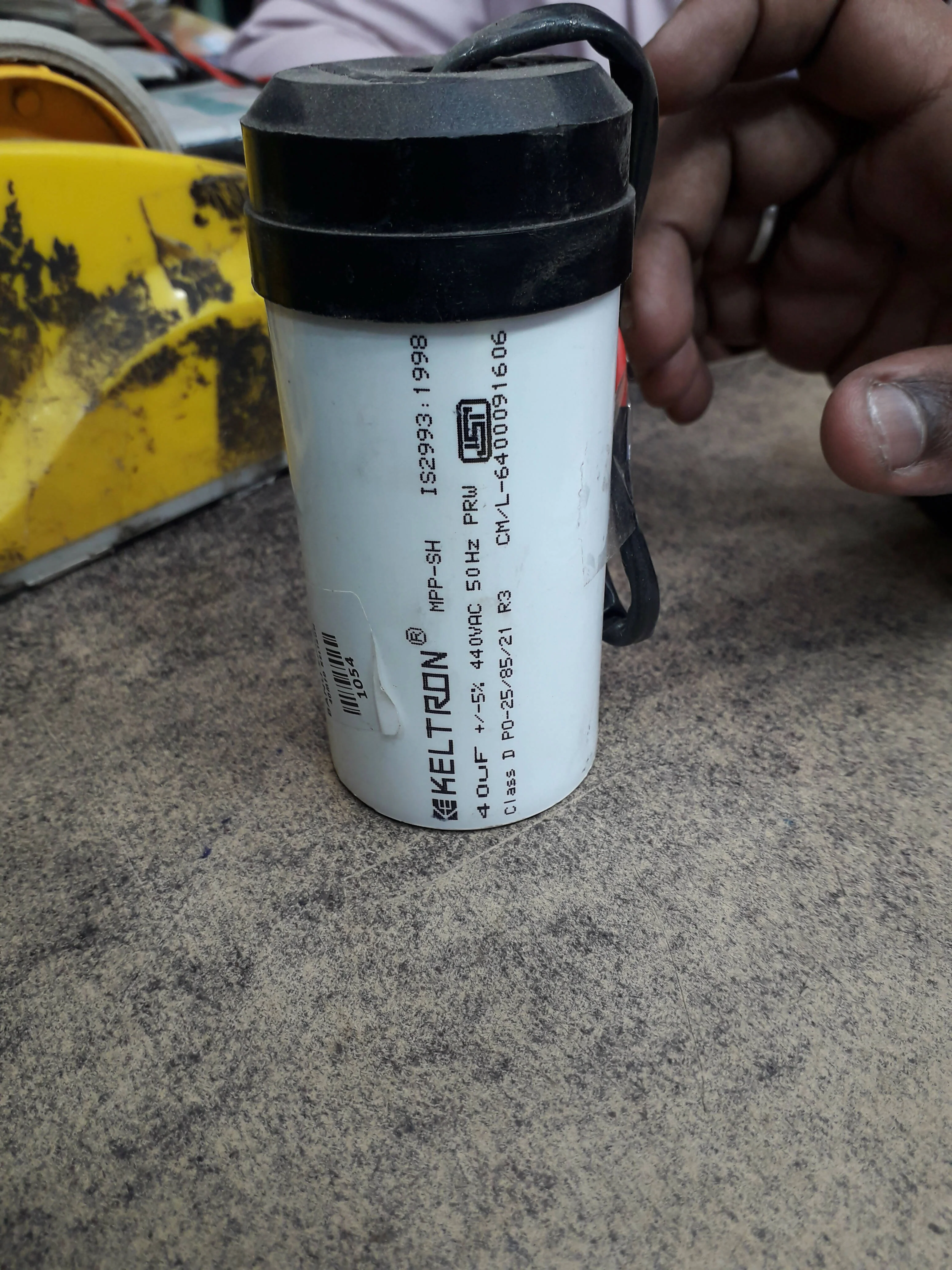 Panel Mount Keltron Motor Run Capacitor - Image 2