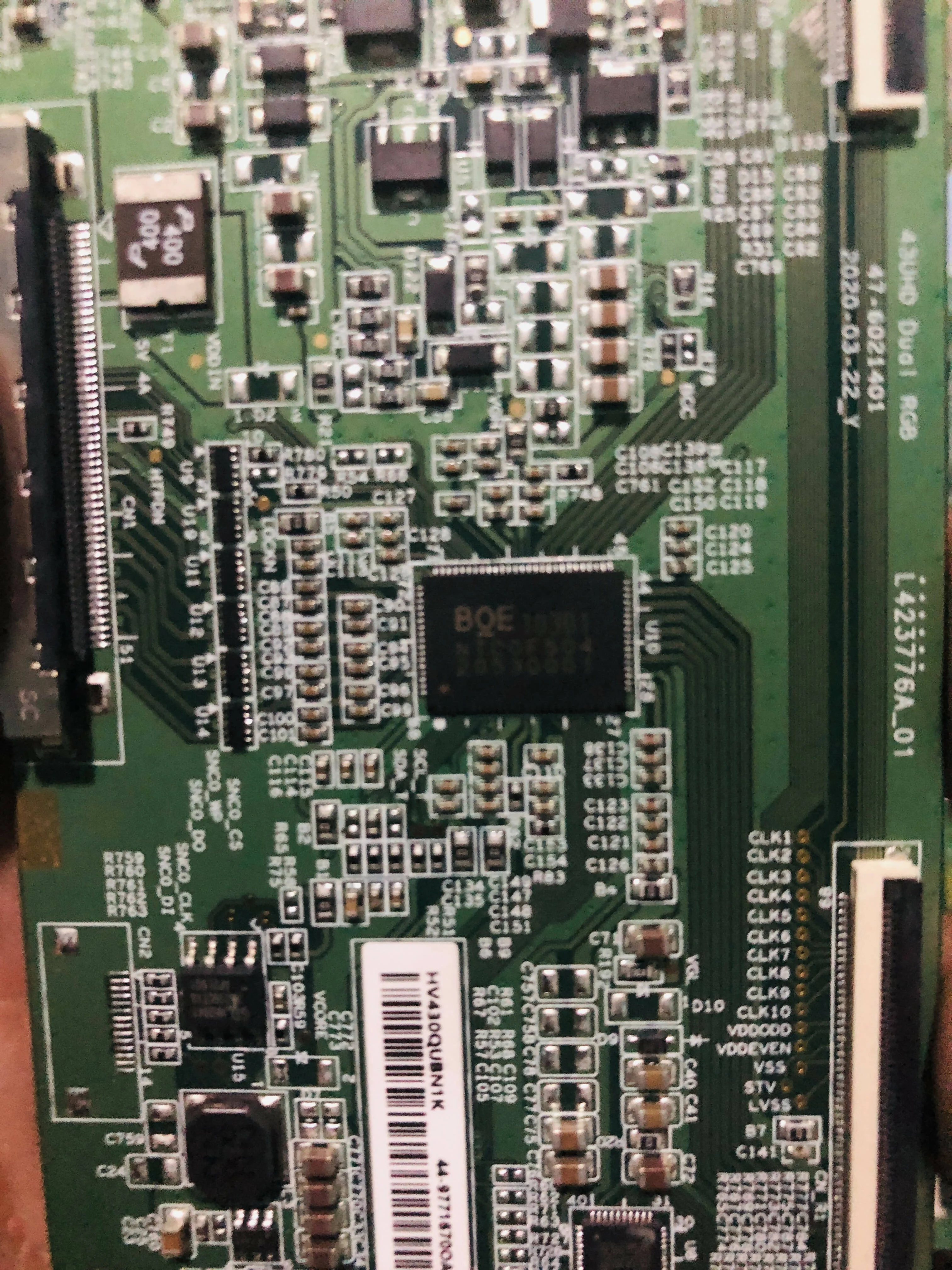 43" 4K T-Con Board HV430QUB-N1K – High-Performance Replacement # - Image 8