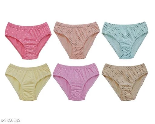 6 Nos Combo Women Girl Panties innerwear Underwear - Image 2