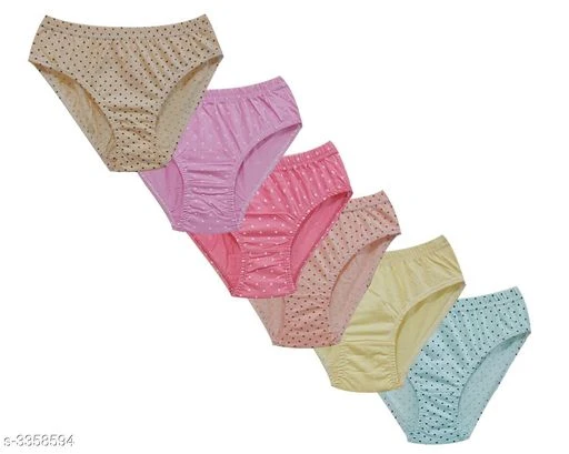 6 Nos Combo Women Girl Panties innerwear Underwear - Image 5