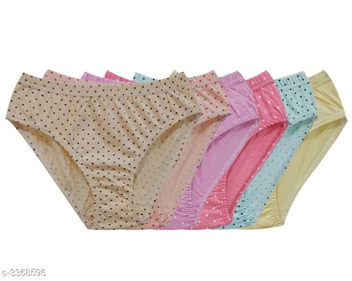 6 Nos Combo Women Girl Panties innerwear Underwear - Image 6