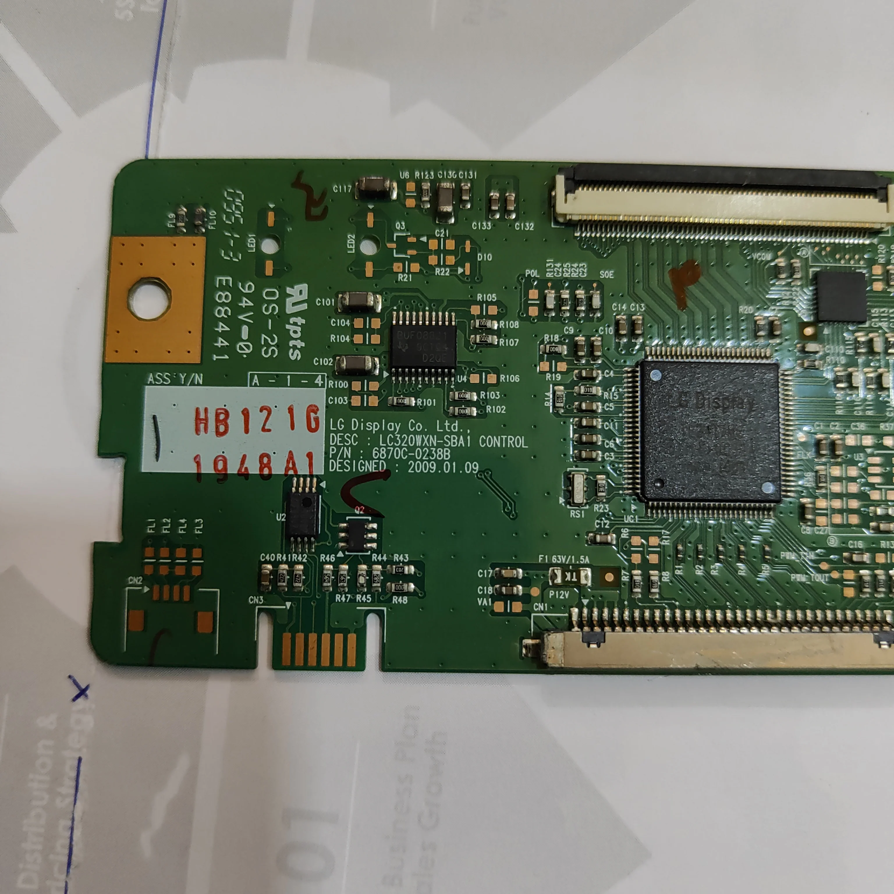 6870C-0238B T-Con Board – Replacement for 32"-42" LCD/LED TVs # - Image 4