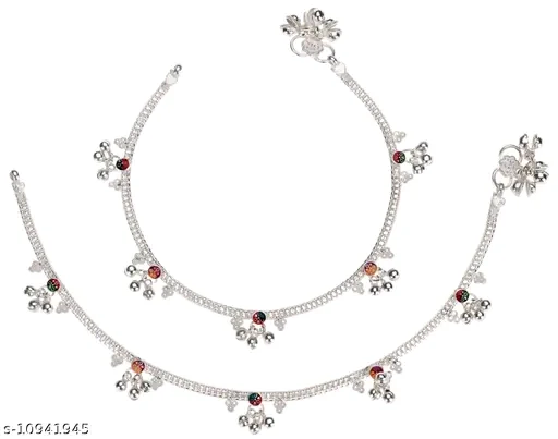 AanyaCentric Silver plated  Women Necklaces & Chains for women (pack of 2) - Image 4