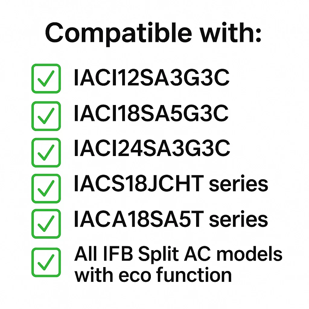 IFB/Lloyd AC Remote Control (AC10) – Compatible Replacement for IFB & Lloyd Air Conditioners #! - Image 4