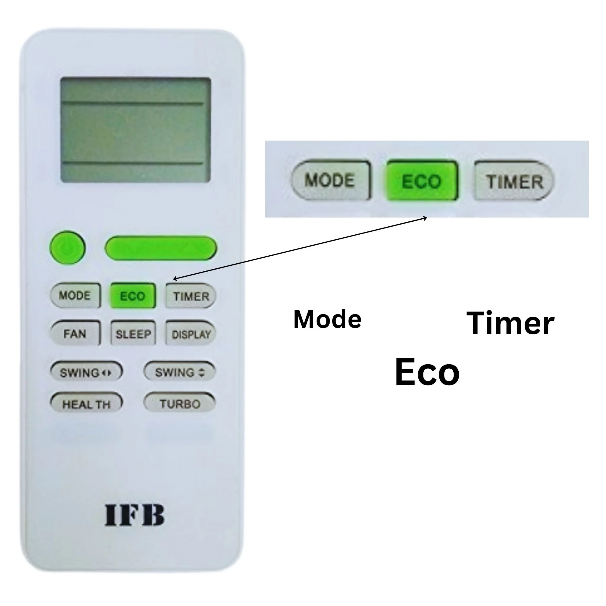 IFB/Lloyd AC Remote Control (AC10) – Compatible Replacement for IFB & Lloyd Air Conditioners #! - Image 6