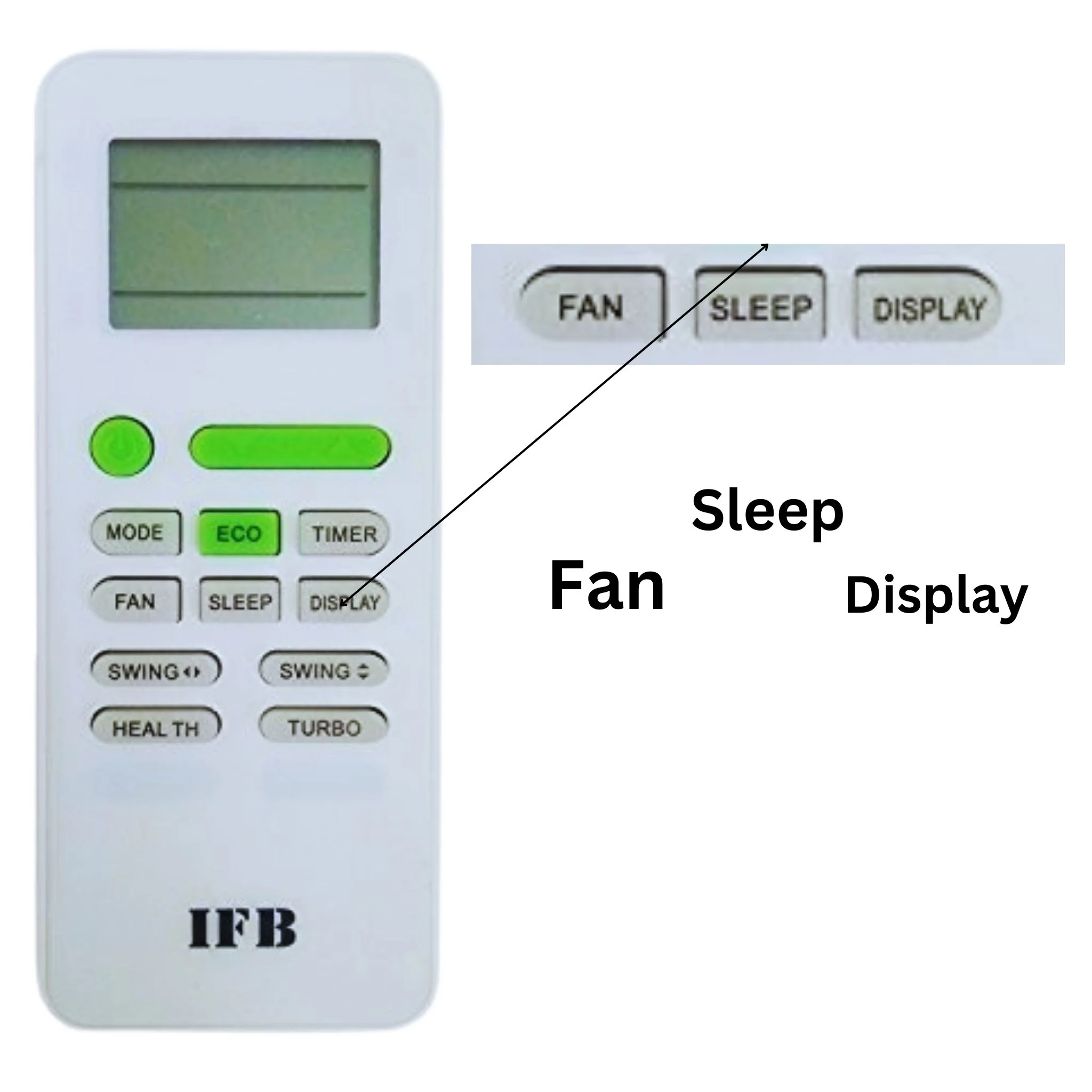 IFB/Lloyd AC Remote Control (AC10) – Compatible Replacement for IFB & Lloyd Air Conditioners #! - Image 8