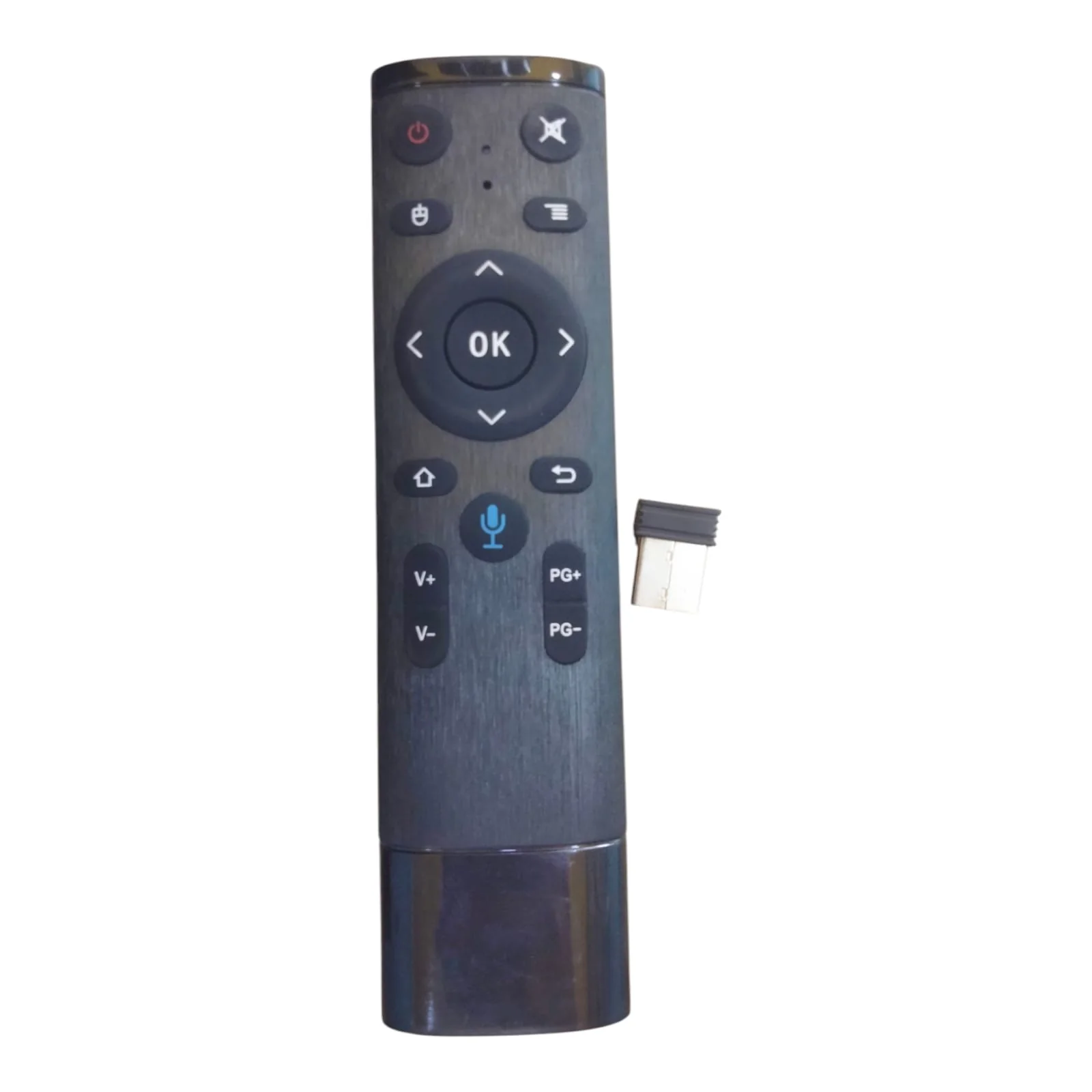Wireless Air Remote Mouse with Voice Control & USB Receiver – Smart TV, Android TV Box, PC Remote Controller