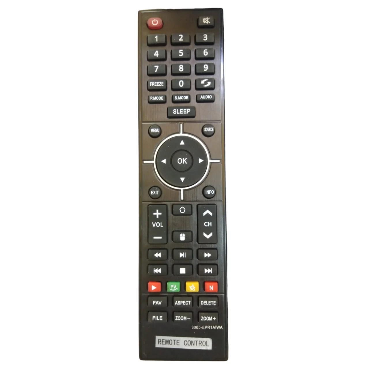 Compatible TV Remote for Aiwa (Replaces Part: 300J+EPR1A/WA) | No Setup Required | Plug & Play