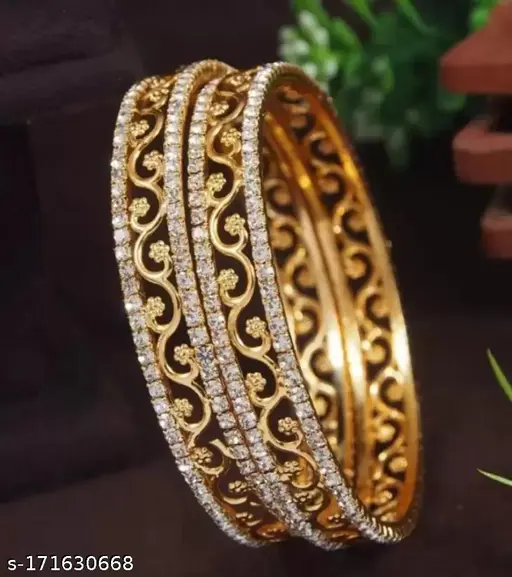 Allure Chunky Bracelet &Bangles Set - Image 2