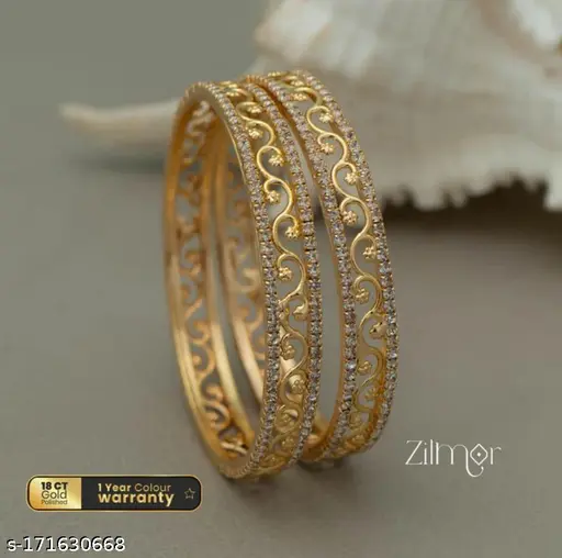 Allure Chunky Bracelet &Bangles Set - Image 3