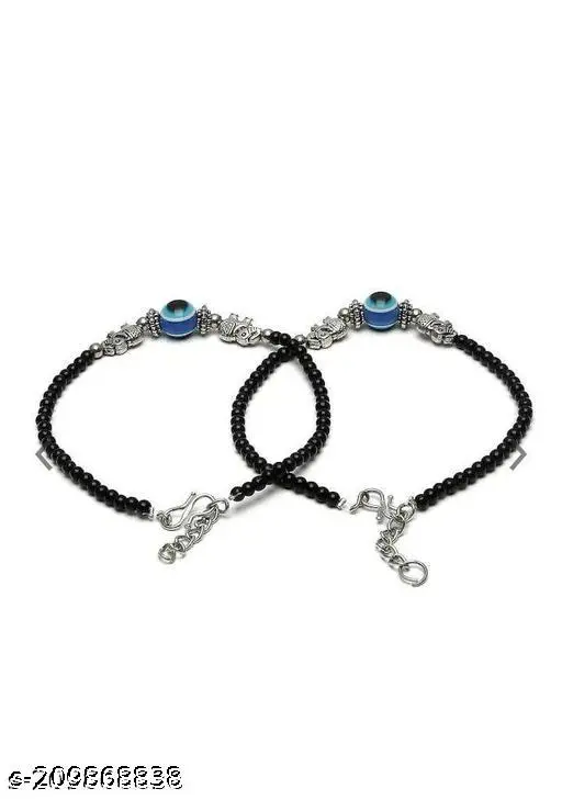 Glamour Allure: Fancy Women's Anklets &amp; Toe Rings Set - Image 3