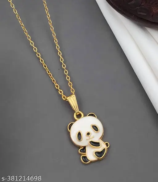 Allure Glittering Women’s Necklace & Chain Set – Gold Plated with Cubic Zirconia - Image 2