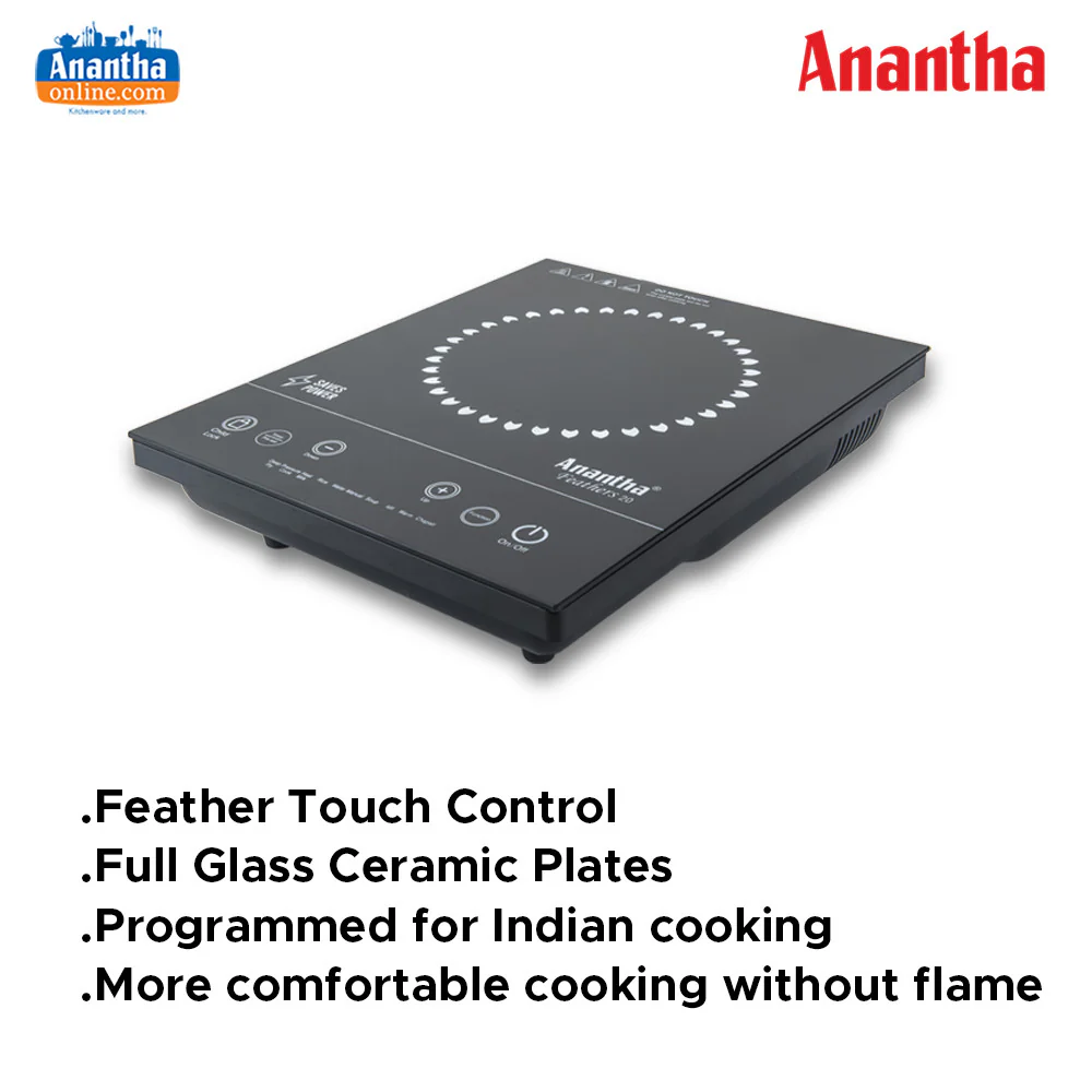 Anantha 2000W Induction Stove New Model with Feather Touch Controls & LED Display # - Image 3
