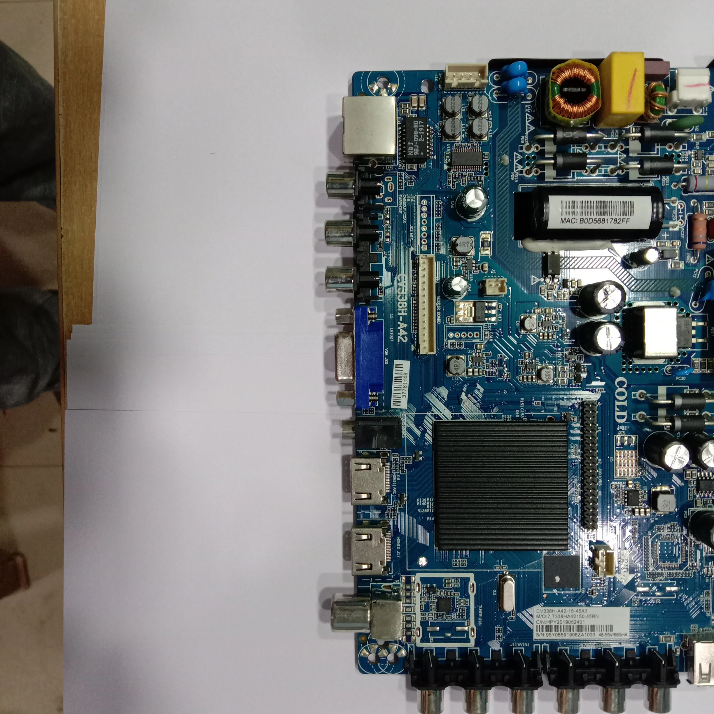 Android TV Main Board CV338H‑A42 (42‑inch) with Remote ‒ LED TV Replacement Motherboard## - Image 4