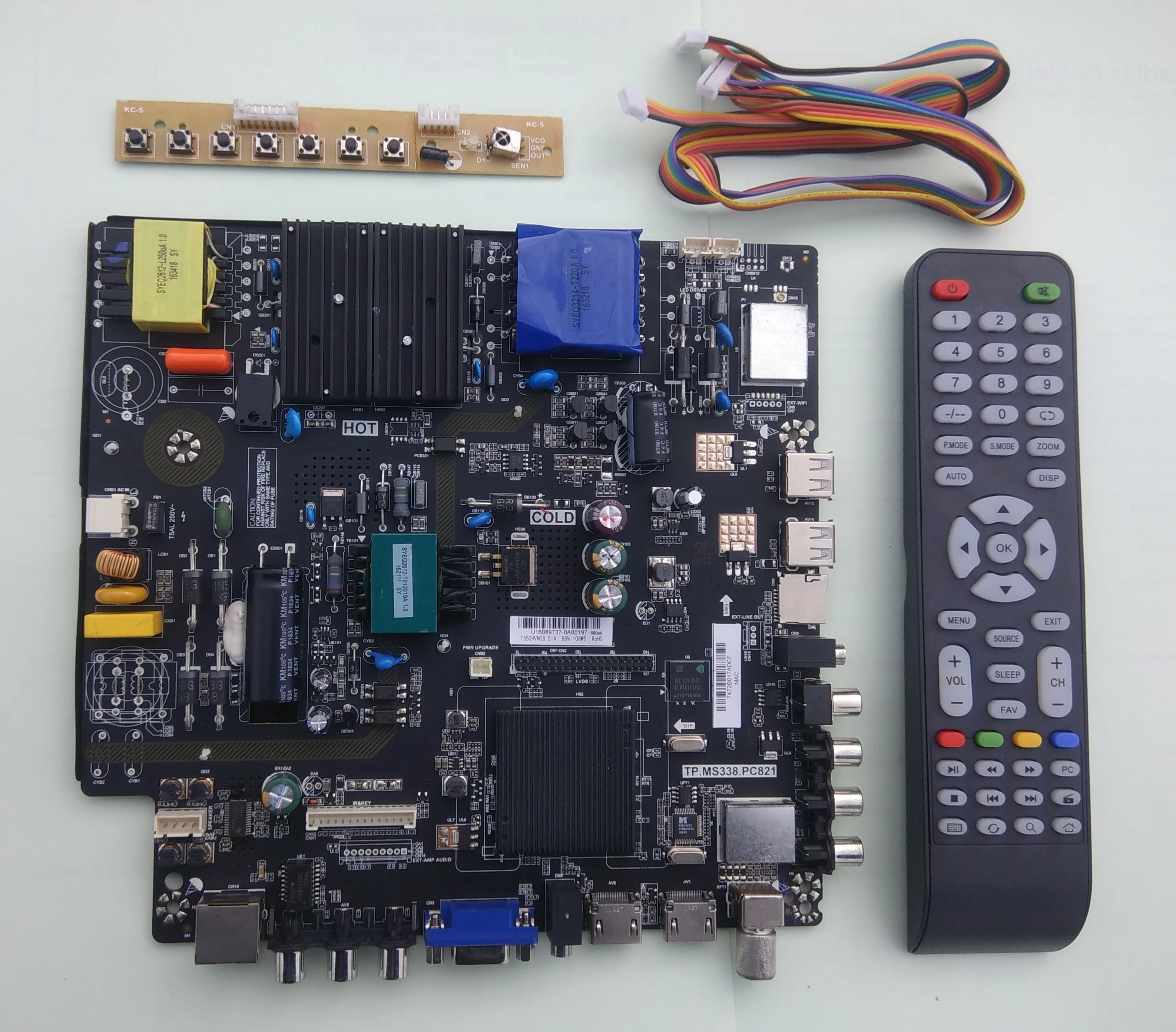 Android Smart TV Main Board TP.MS338.PC821 – 50″ LED/LCD + Remote, Universal Fit## - Image 3