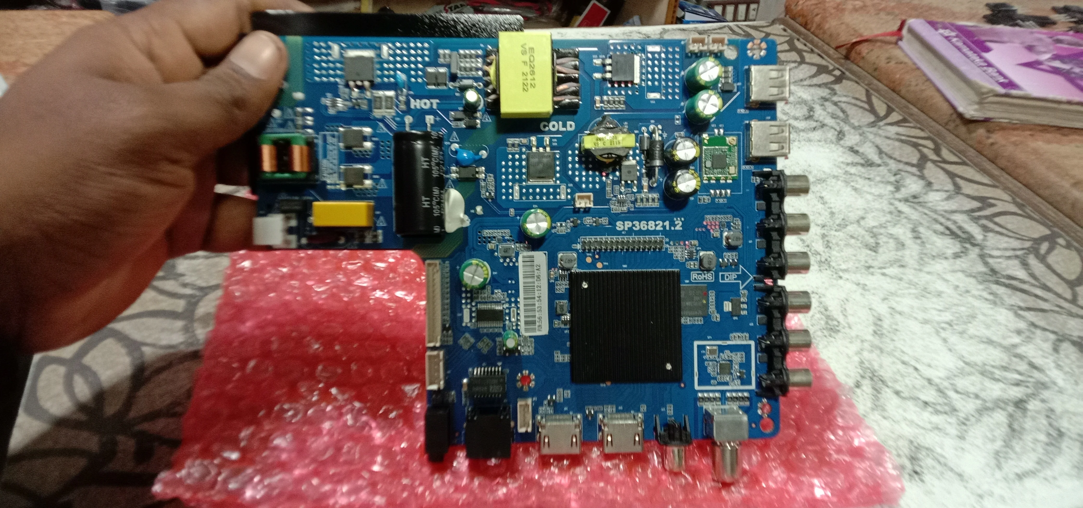Android TV Motherboard with Remote for 42'' to 50'' Smart TVs – Model SP35851.22# - Image 5