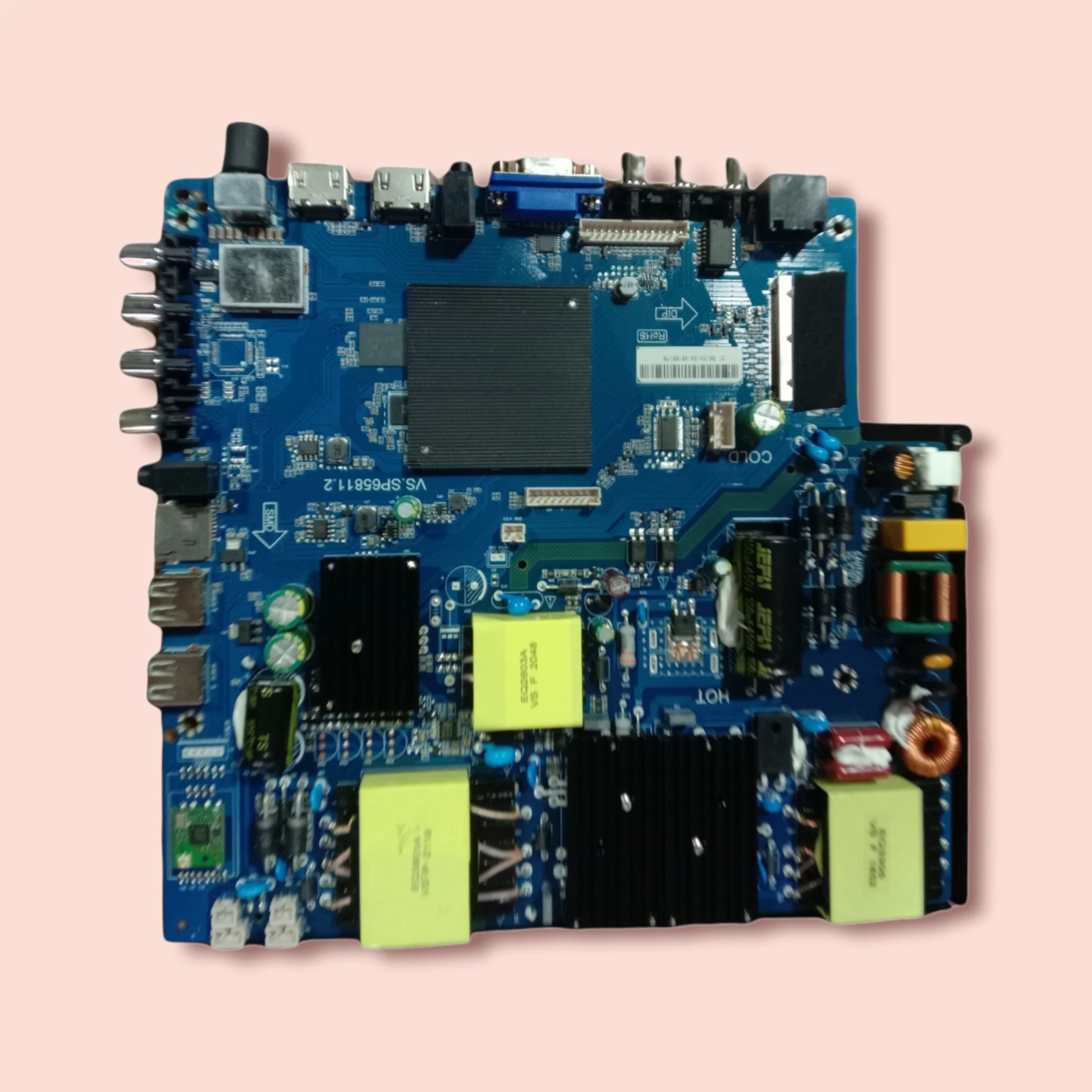 Android 4K Smart TV Motherboard for 50–65" – Model VS.SP65811.2 + Remote$ - Image 2