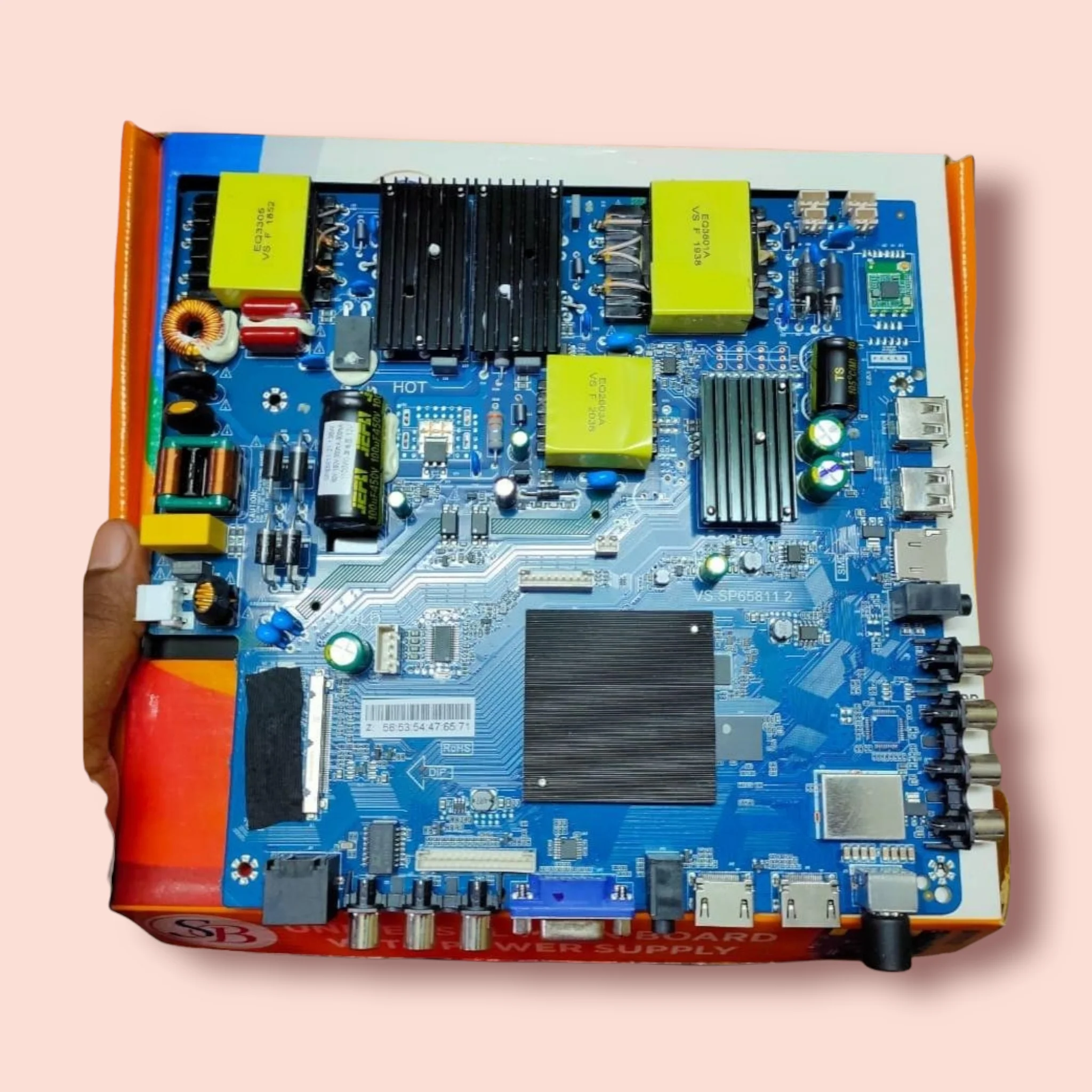 Android 4K Smart TV Motherboard for 50–65" – Model VS.SP65811.2 + Remote$ - Image 7