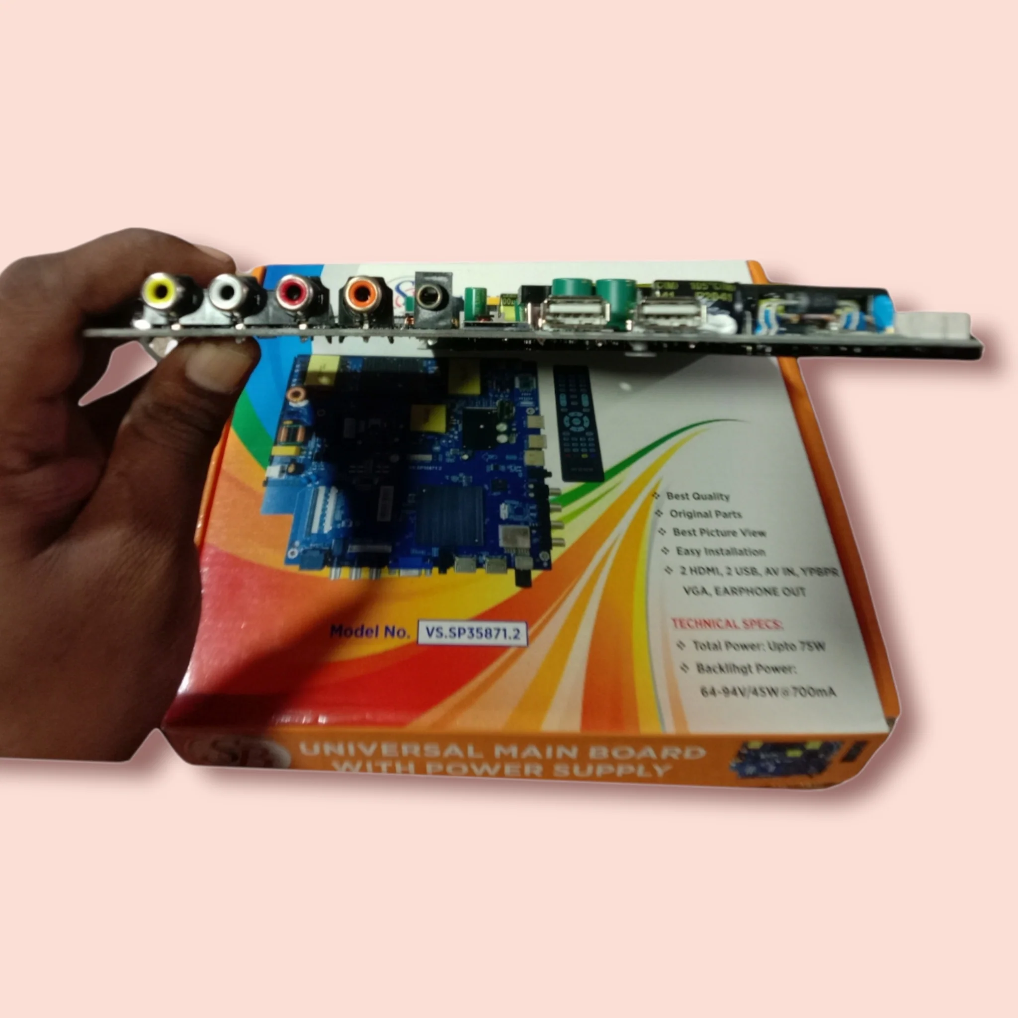 Android 4K Smart TV Motherboard for 50–65" – Model VS.SP65811.2 + Remote$ - Image 9