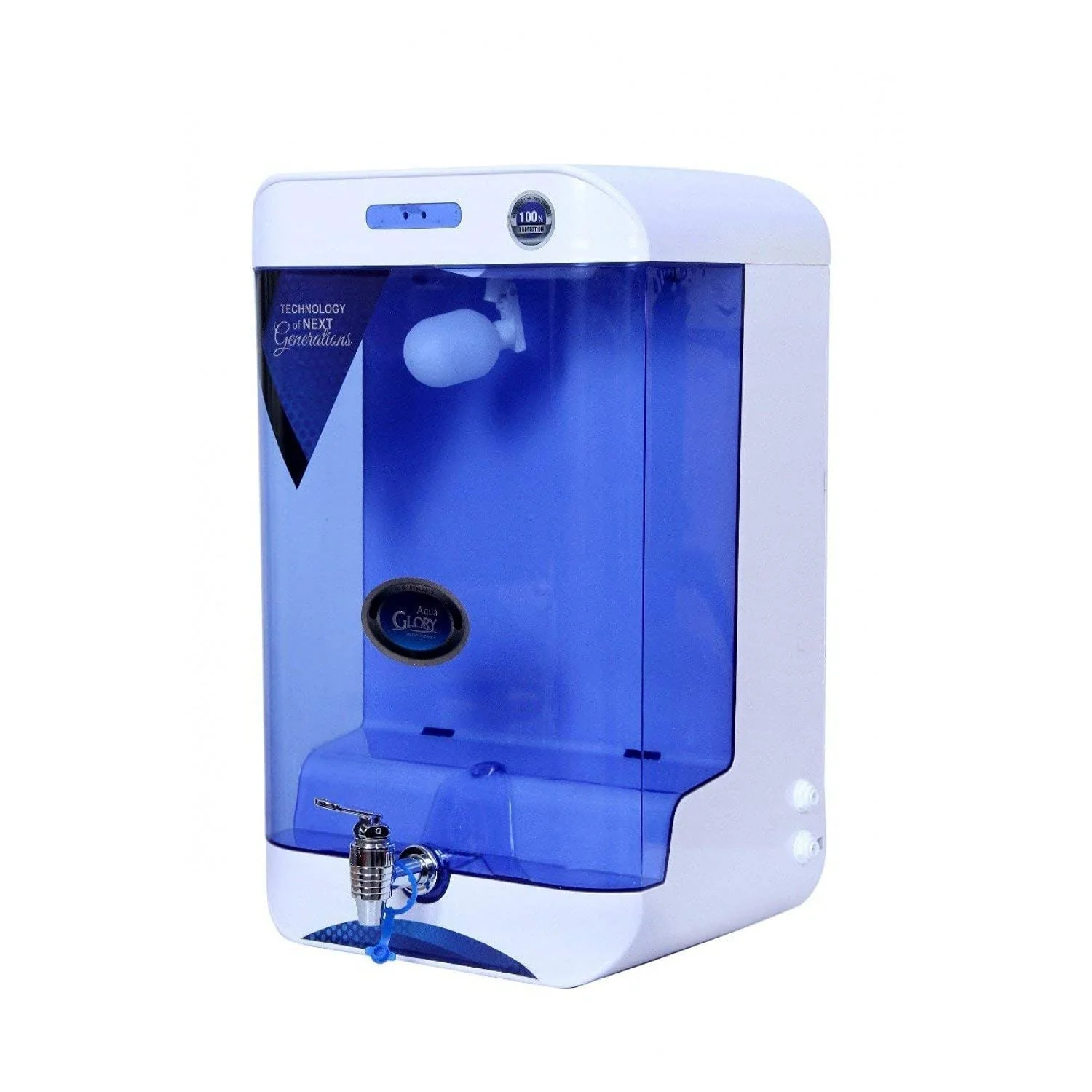 Aqua Glory 14L RO+UF Water Purifier with Active Copper, TDS Control & UV LED Disinfection – Smart Tank Filter for Home & Office - Image 3