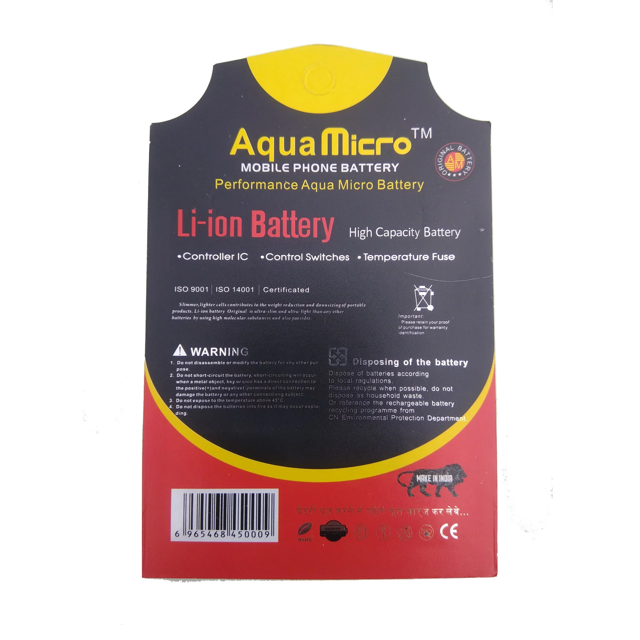 Aqua Micro Rechargeable Battery suitable for Honor 9 Lite - Image 2