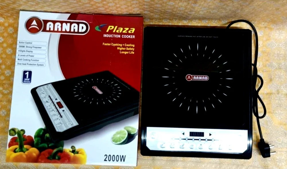 Arnad Induction Stove Portable Electric Induction Cooktop with Push Button Controls # - Image 4