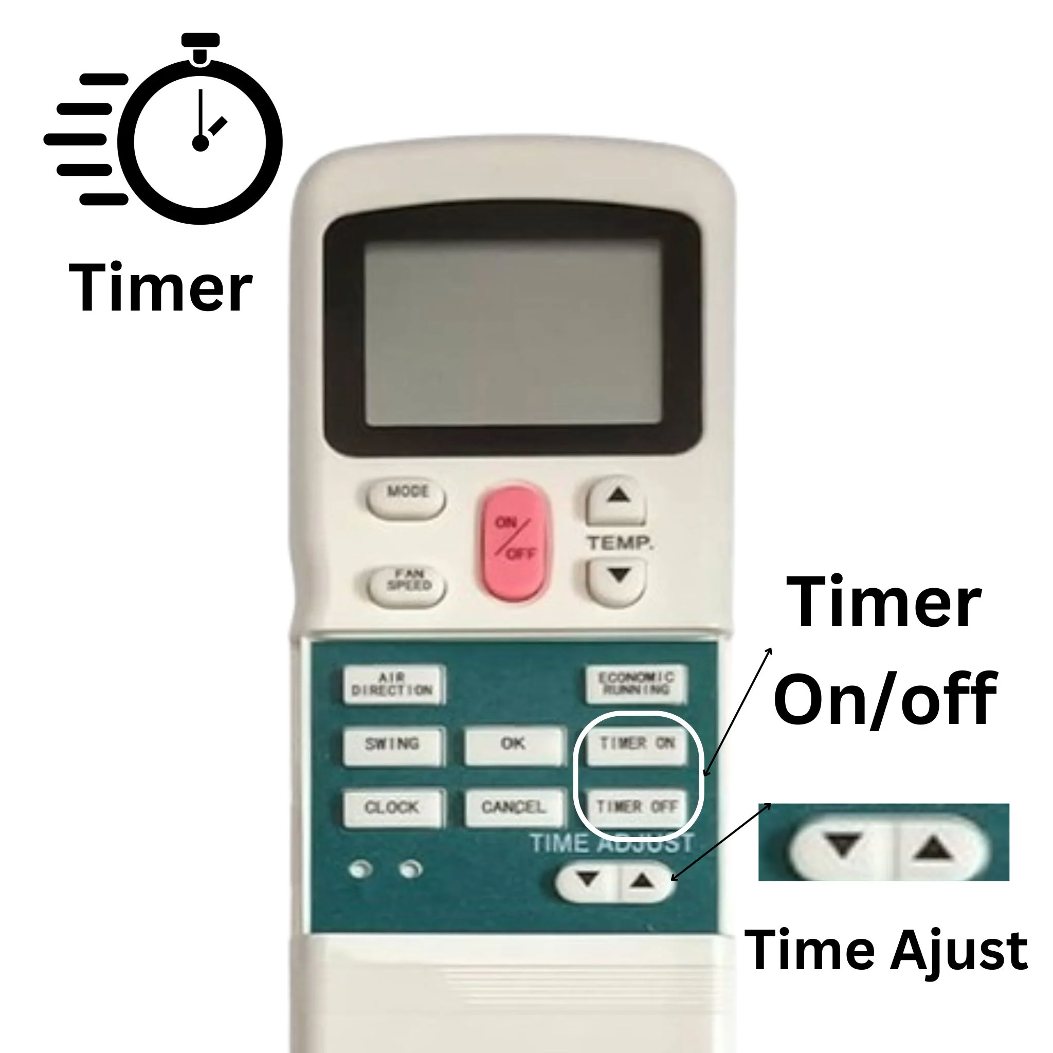 Blue Star & Voltas AC Remote Control (AC32*) – Compatible with Model 55 & Selected ACs #! - Image 5