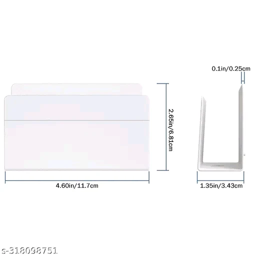 Brazilian Wall Hanging Mobile Holder with Adhesive Strips – Universal Charging Stand for iPhone, Smartphone, and Mini Tablet (White) - Image 3