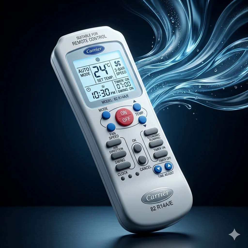 Carrier AC Remote Control (Model 82* R14A/E) – Replacement for Split Air Conditioner Units# - Image 4