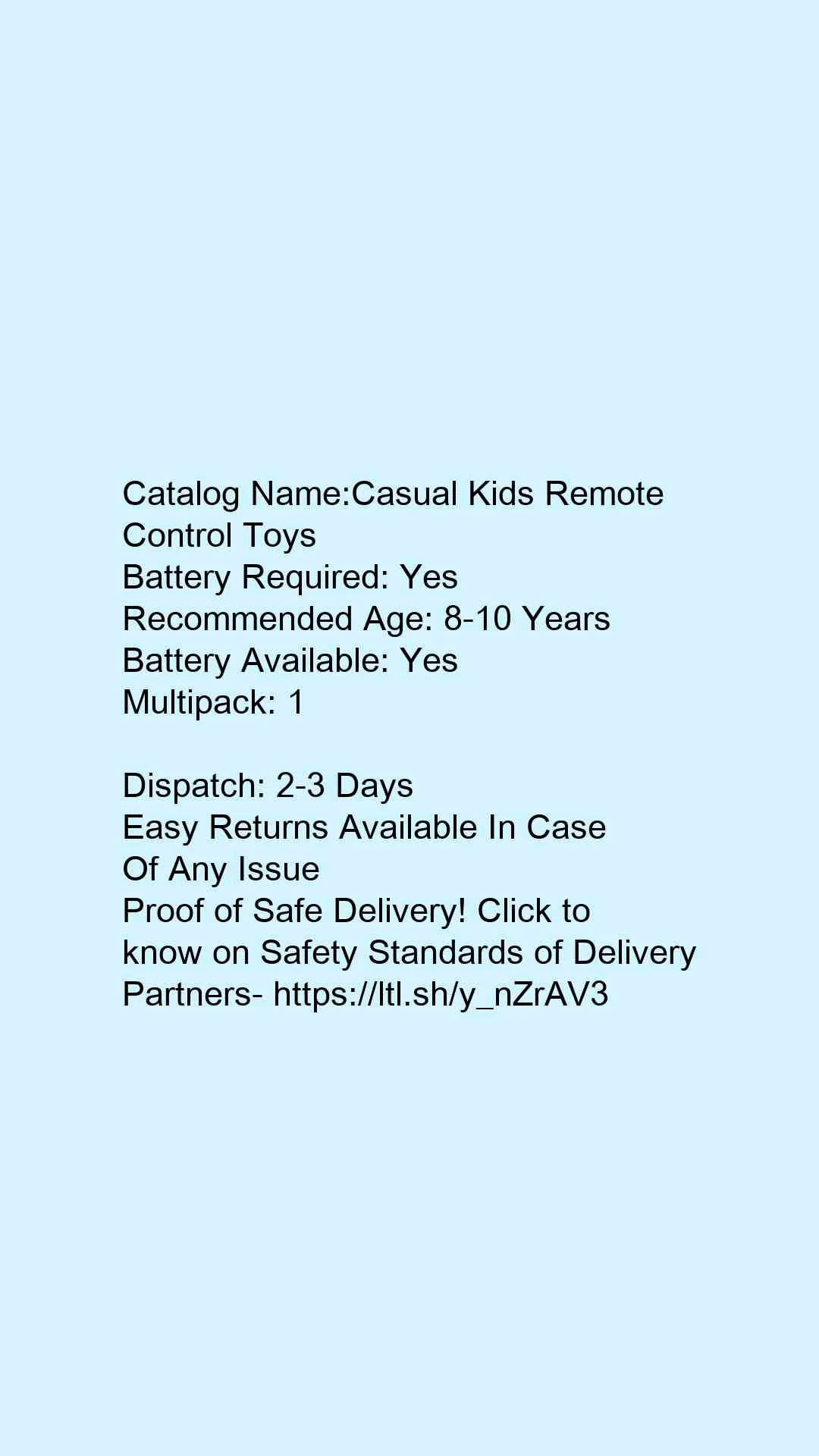 Casual Kids Remote Control Toys - Image 5