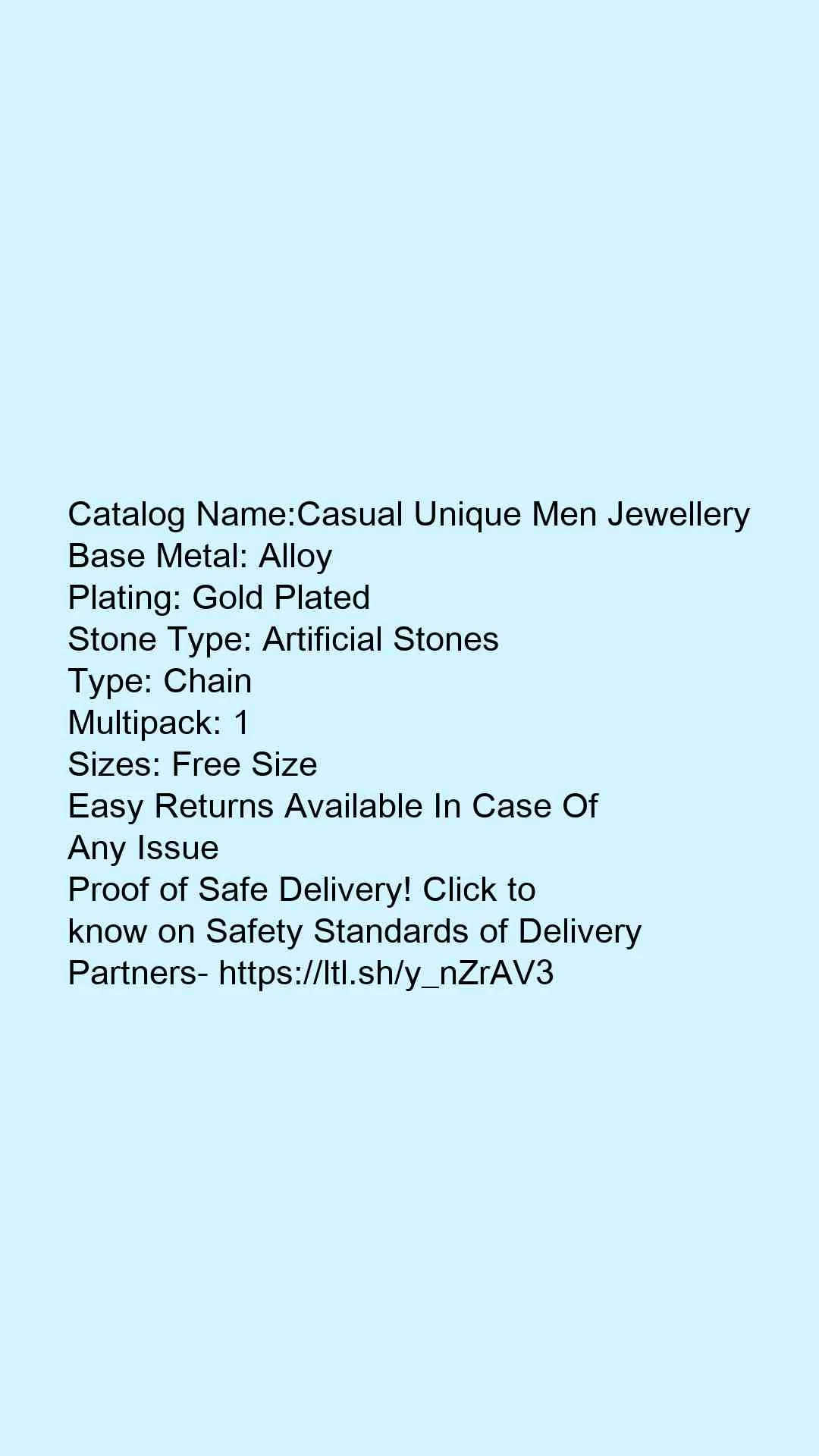 Casual Unique Men Jewellery - Image 3