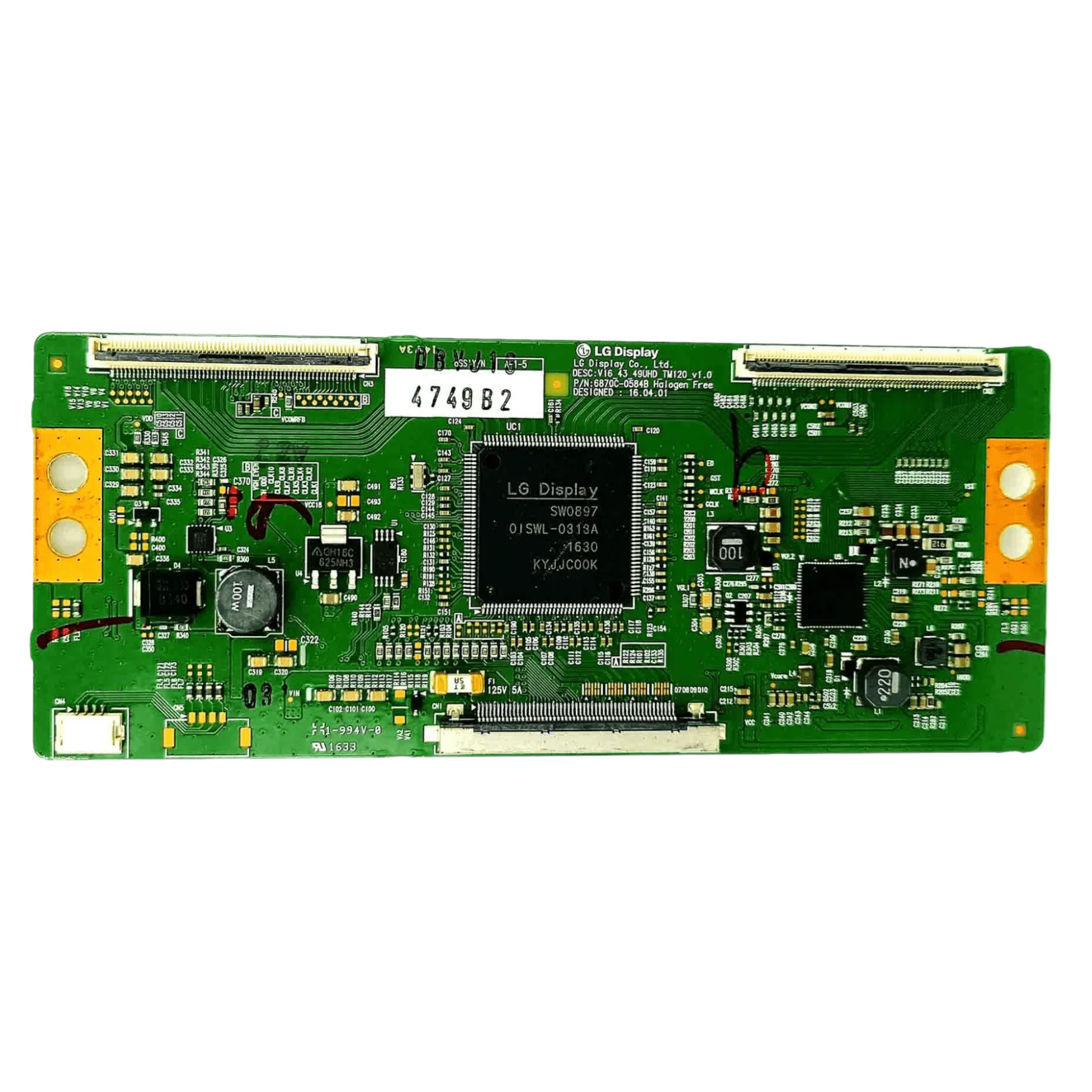 T-Con Board for LG 49UH630V-TD LED TV – Original Replacement #
