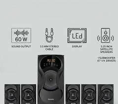Philips 6000W 5.1 Speaker music,movies and entertainment - Image 3