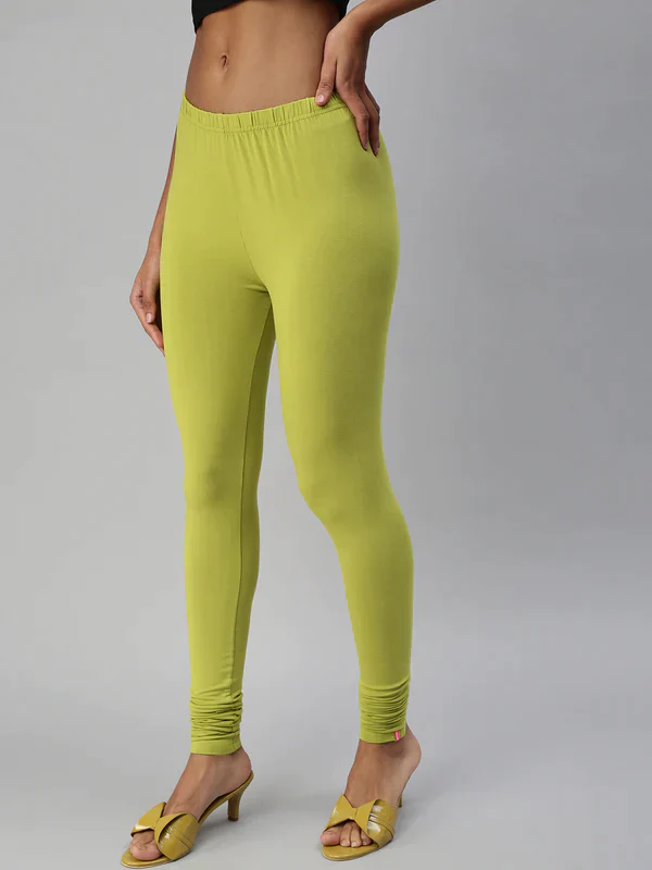 3XL Size Prisma Ladies Churidar Leggings - Elevate Your Style with 60 Captivating Colors!  3XL - Image 4