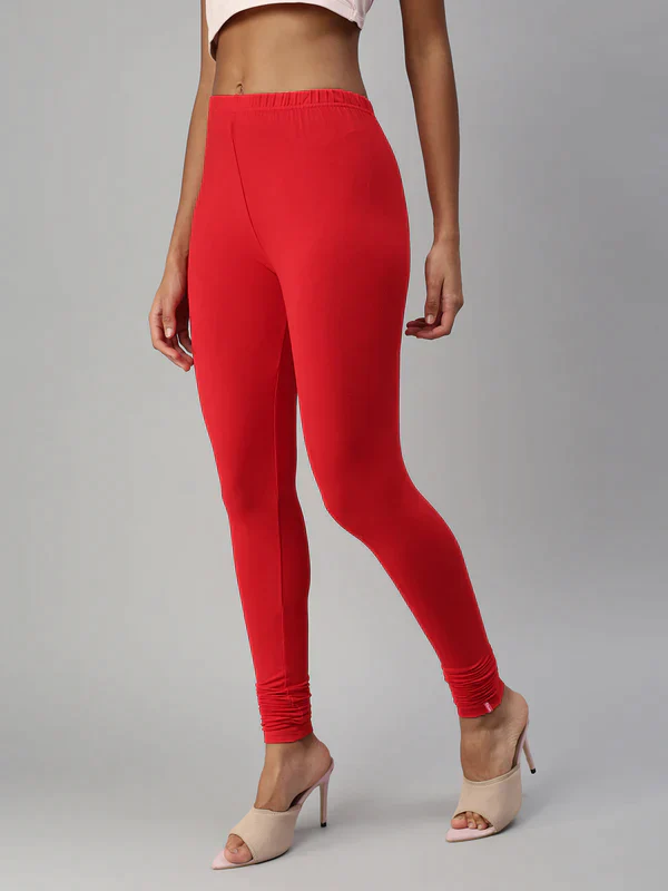 M Size Prisma Ladies Churidar Leggings - Elevate Your Style with 60 Captivating Colors!  M - Image 34