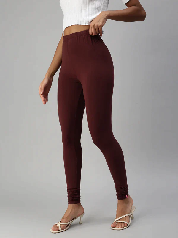 M Size Prisma Ladies Churidar Leggings - Elevate Your Style with 60 Captivating Colors!  M - Image 7