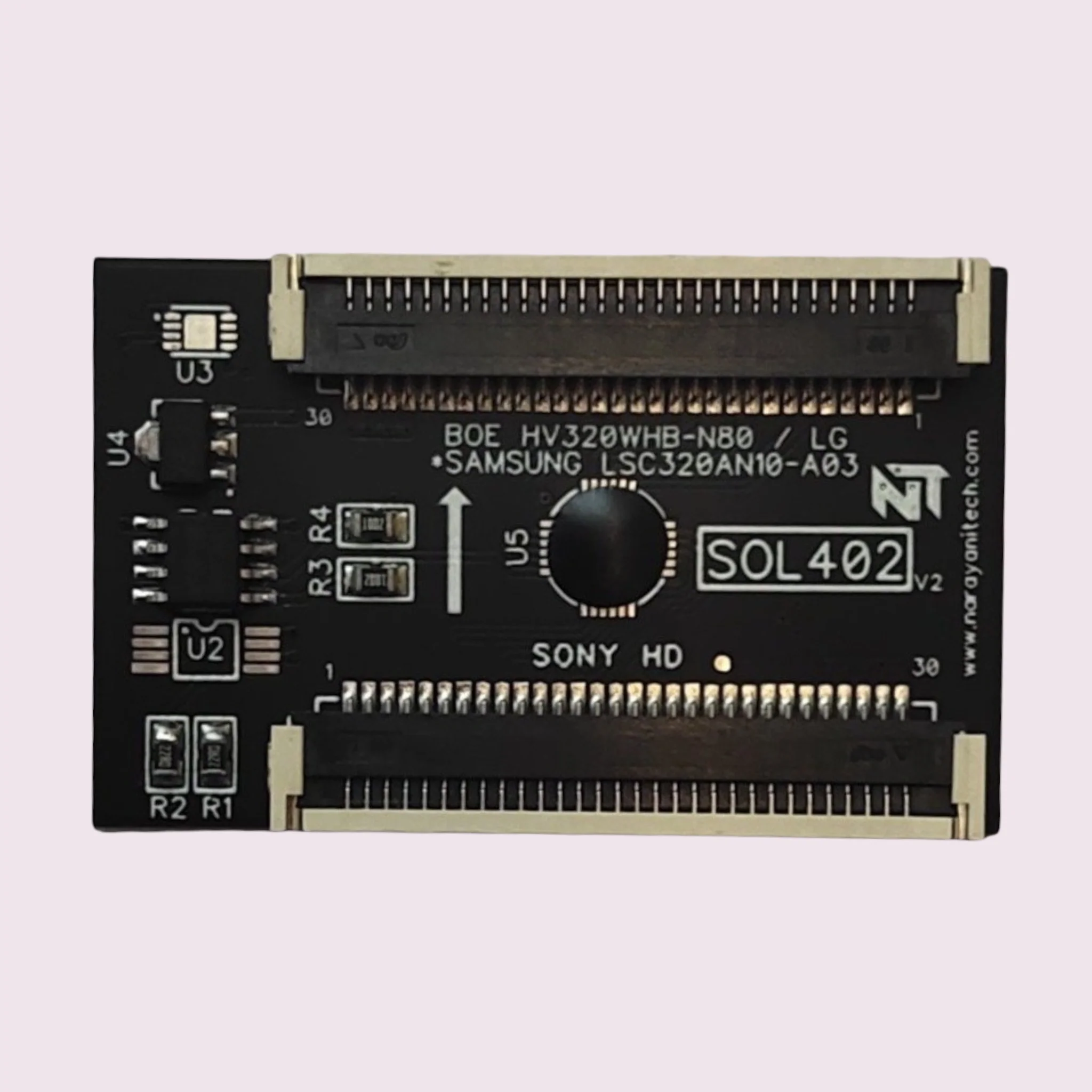Sony to BOE/LG HD to HD 30P LVDS Interface Board SOL402 - High-Quality Display Connection# - Image 3