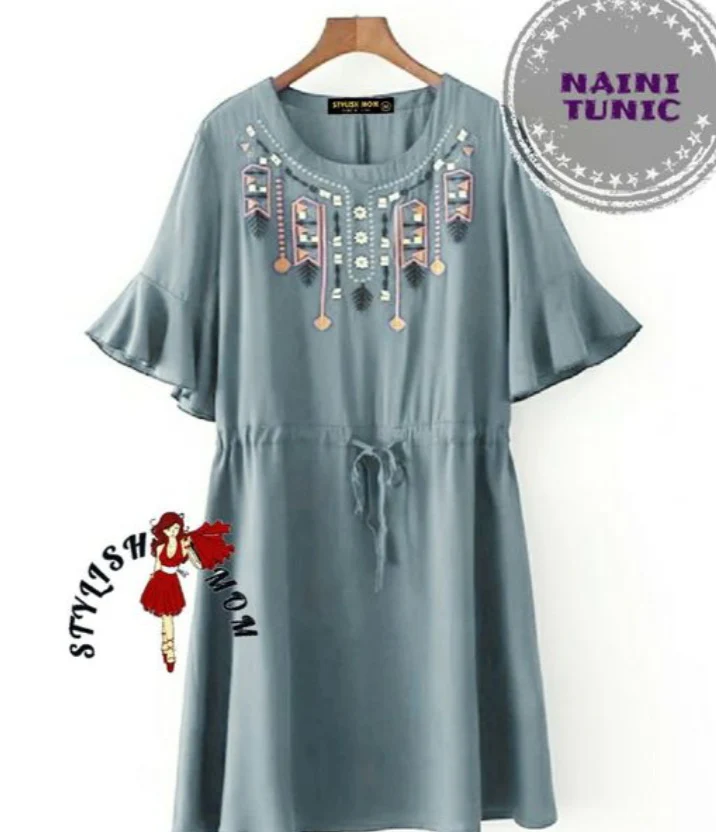 Tiya Stylish Ladies Rayon Tunics - Image 2