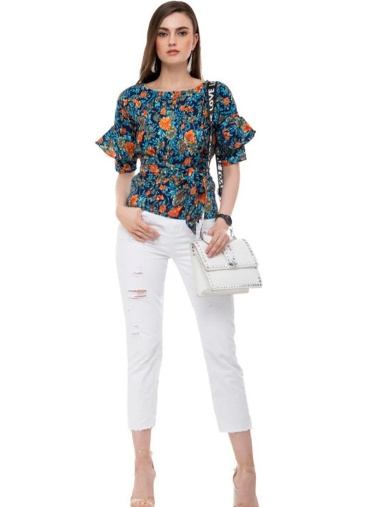 New Look Trendy Crepe Women's Tops - Image 4