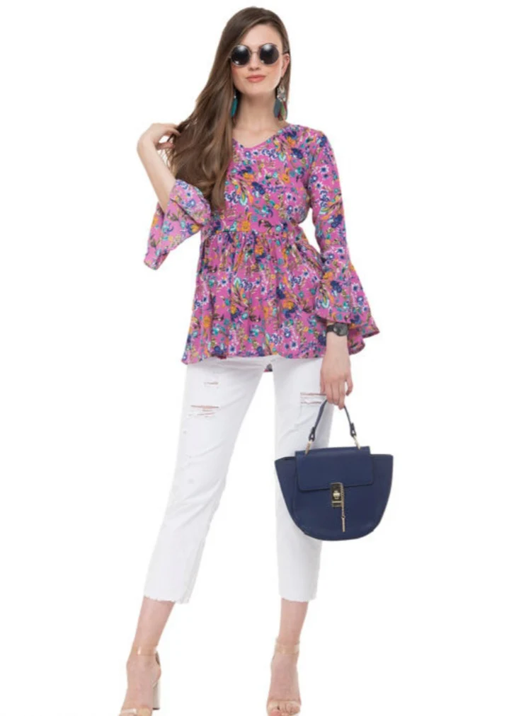 New Look Trendy Crepe Women's Tops - Image 5