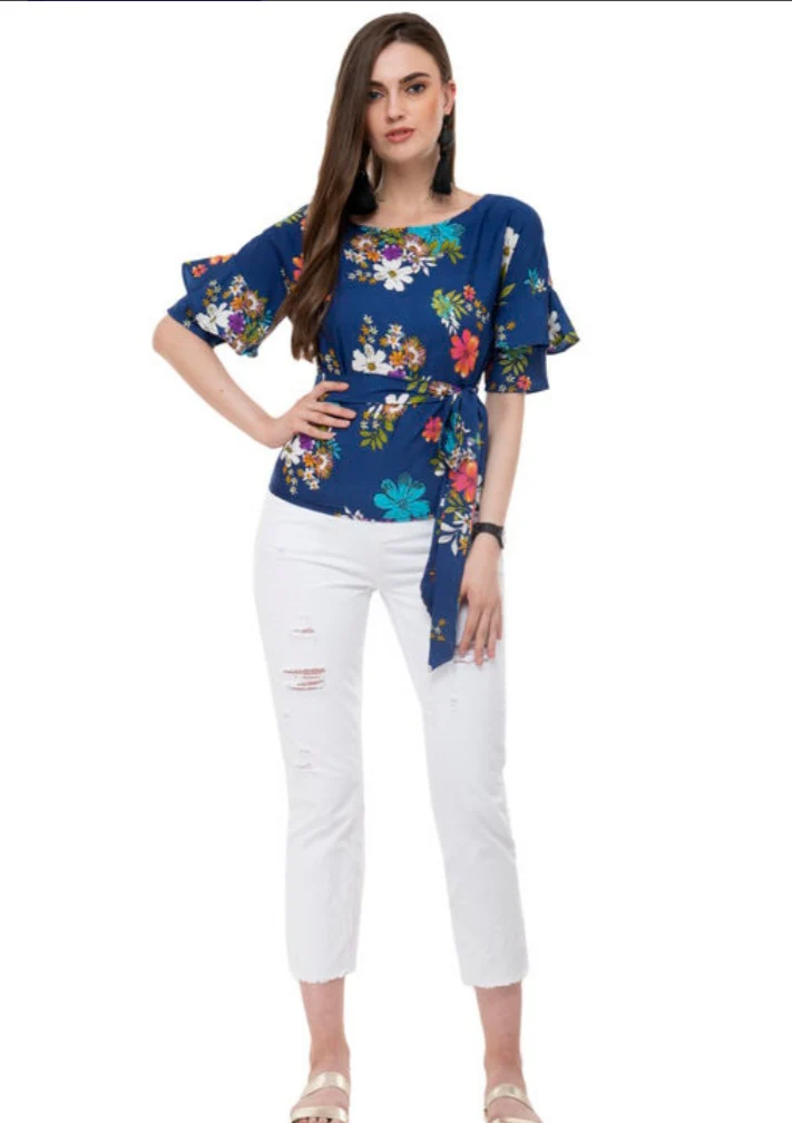 New Look Trendy Crepe Women's Tops - Image 7