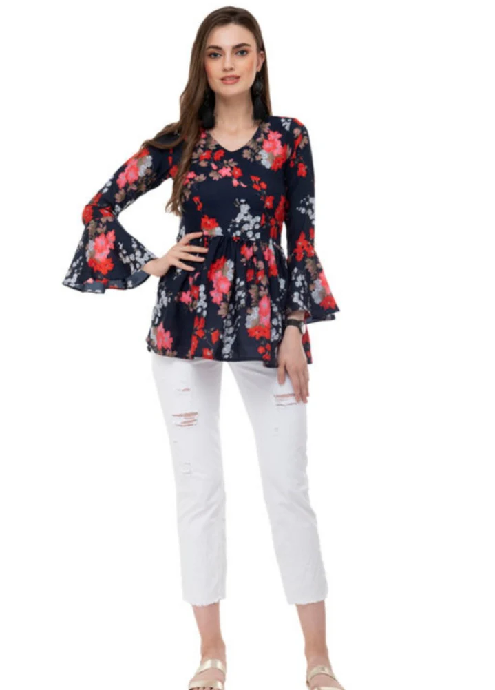 New Look Trendy Crepe Women's Tops - Image 8